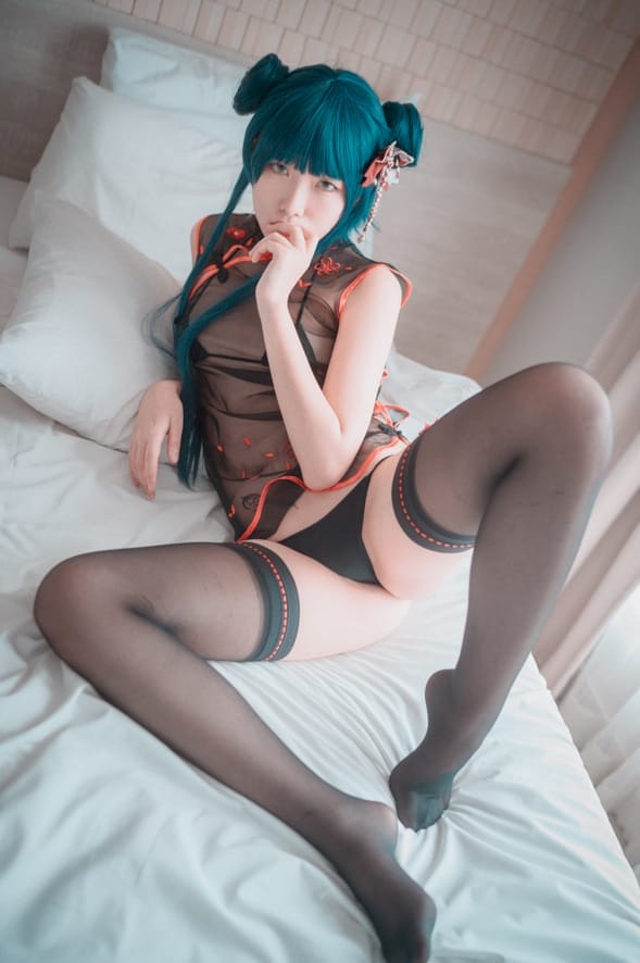 SonSon –NO.015 [DJAWA] Sheer Qipao Girl[45P/492MB]