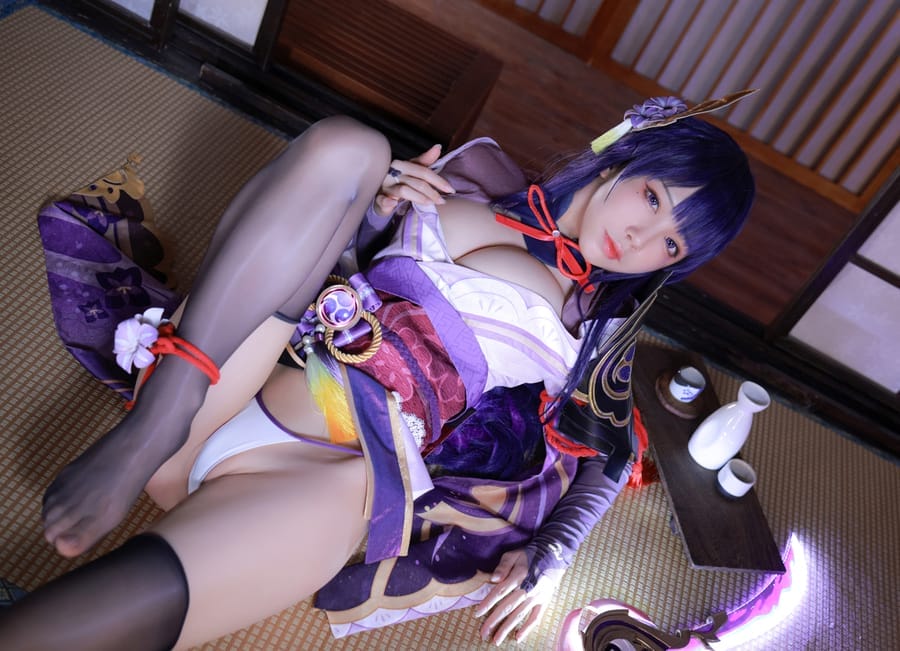 水淼aqua –NO.104 雷电将军[130P/149MB]