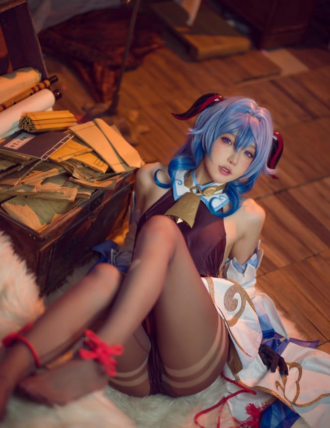 阿包也是兔娘 –NO.040 11月舰长《原神甘雨》[30P/374MB]