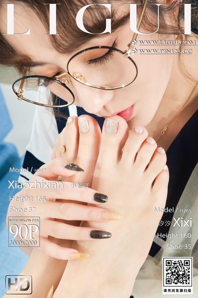 [Ligui丽柜]2022.09.16 双生花-紧缚花季 小智贤&#038;汐汐[90+1P/107MB]