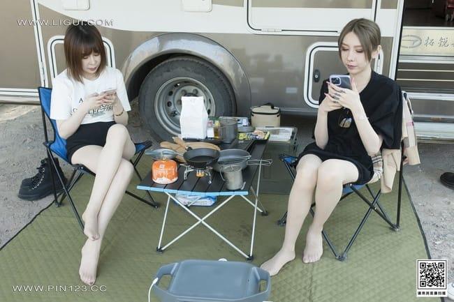 [Ligui丽柜]2022.10.28 香丝露营 兔子＆Vicky[65+1P/82MB]