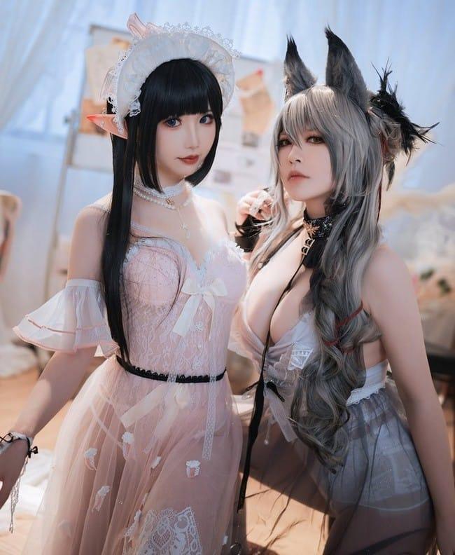 面饼仙儿 – NO.118 &#038;半半子 Arknights 黑x森蚺バレエ[56P-483MB]