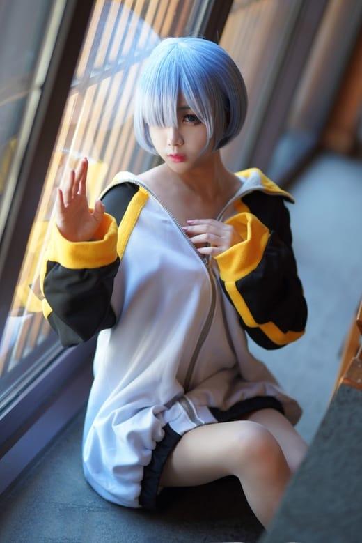 [喵糖映画]VOL.449 雷姆蓝发 [23P/389MB]