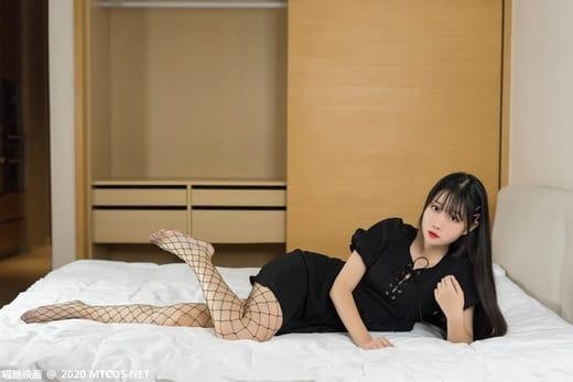 [喵糖映画]VOL.223 黑色 渔往袜长裙 [40P/334MB]