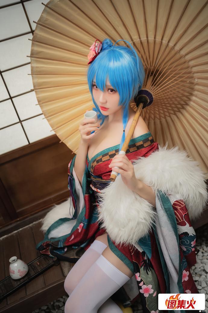 dxq35 可爱瓜希酱cos作品碧蓝航线圣路易斯 探寻中国版的仁科百华!