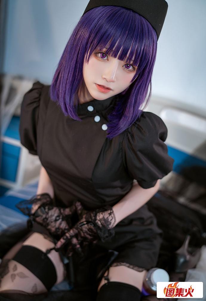 xqcfq 治愈系的诱惑!Kitaro_绮太郎喜多川海梦的黑白护士,快乐加倍!