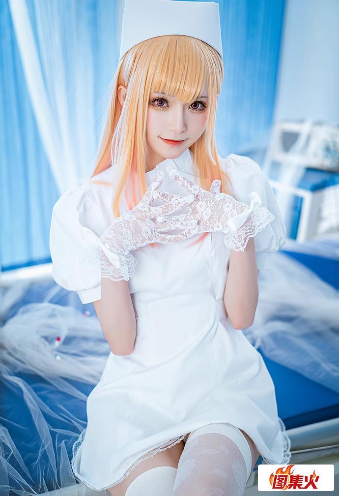 ya1hn 治愈系的诱惑!Kitaro_绮太郎喜多川海梦的黑白护士,快乐加倍!