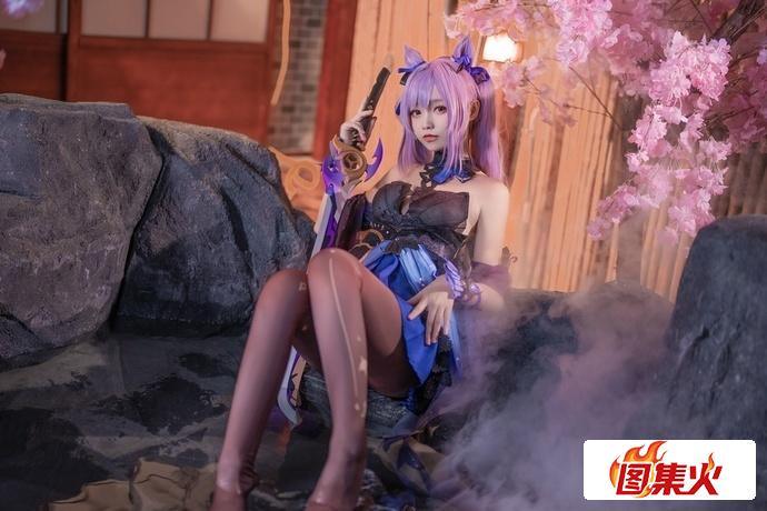 eibzh 刻晴新装登场!大大卷卷小卷打造的霓裾翩跹版,超仙气!