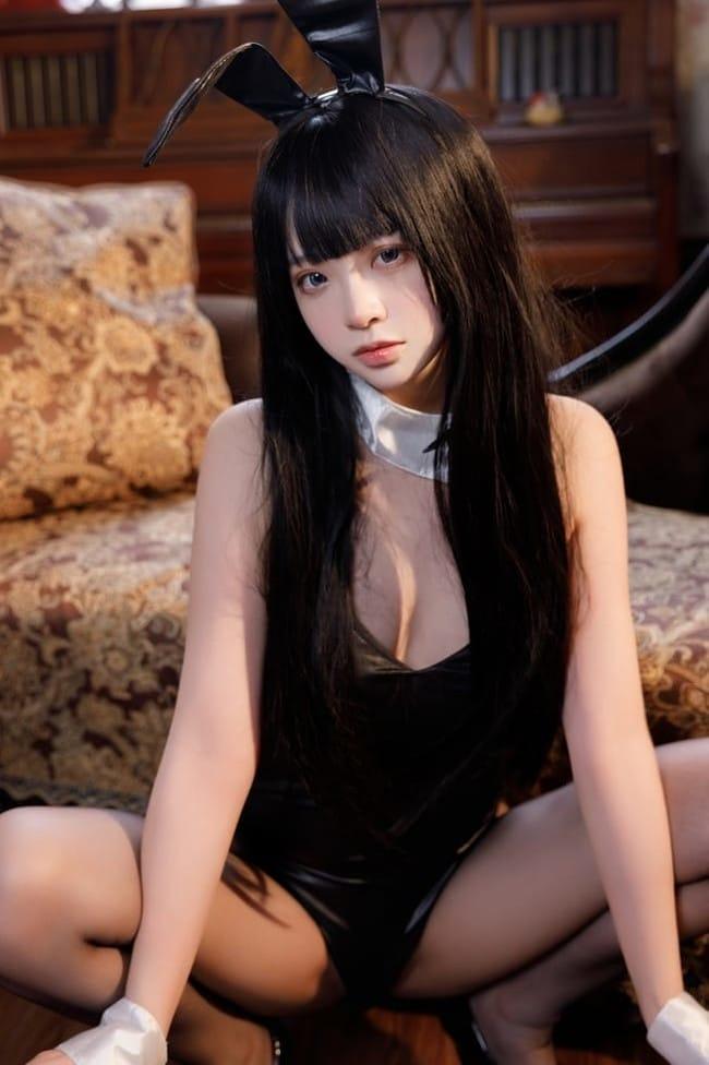 疯猫ss – NO.158 黑色哑光兔[50P1V-1.45G]