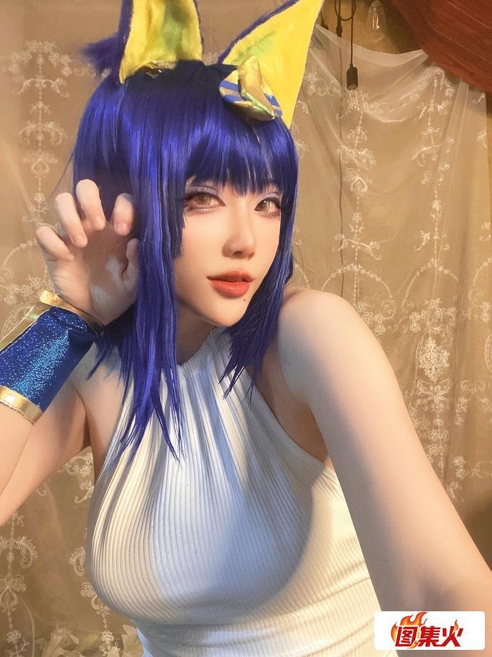 异域风情！起司块wii埃及猫神cos作品，猫女神气场满分！