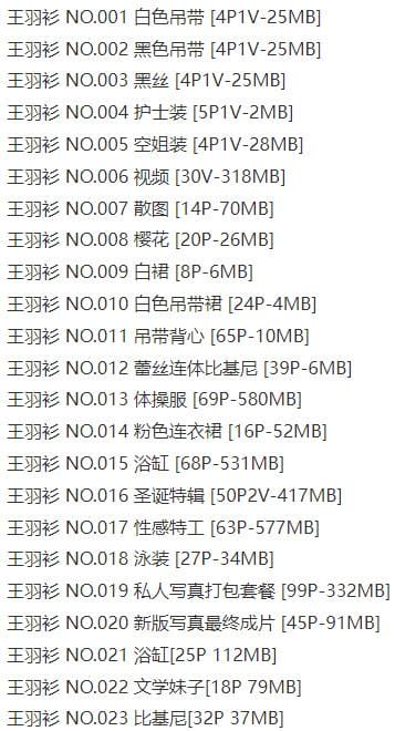 vves4 王羽杉 – 写真图片合集【持续更新中】