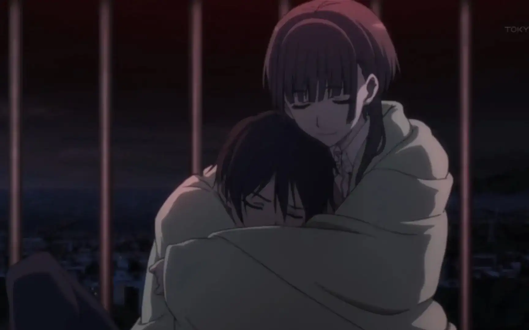 两个人紧紧拥抱的二次元动漫插画免费分享-2 两个人紧紧拥抱的二次元动漫插画免费分享