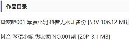 ck9j6 笨蛋小妮 – 微密圈写真&视频合集【持续更新中】