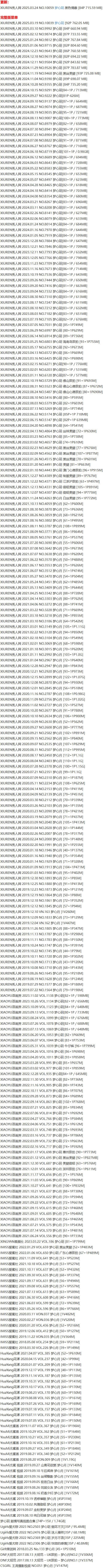 uxkmd 梦心玥 – 写真图片合集【持续更新中】