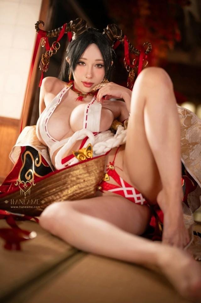 雨波_HaneAme – NO.397 Lustful Goat Miko邪羊巫女[28P-161MB]