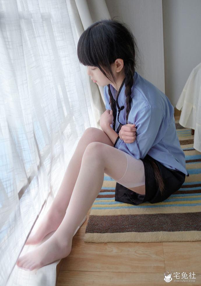 西尔酱白校服写真合集初恋感炸裂！民国制服美得让人上头！