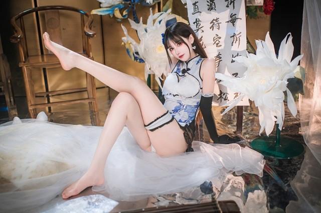 羽生三未 – NO.23 艳娘幻梦谭 瓶儿 青花瓷旗袍 [25P-294MB]