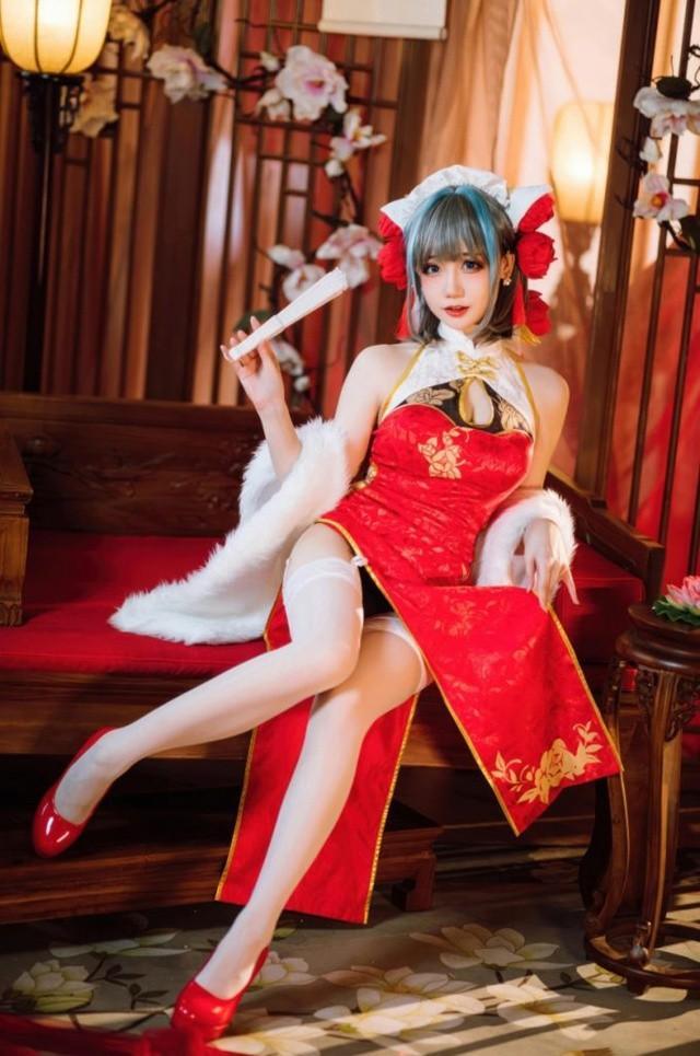 焖焖碳 – NO.046 碧蓝航线-柴郡新春旗袍[29P-180MB]