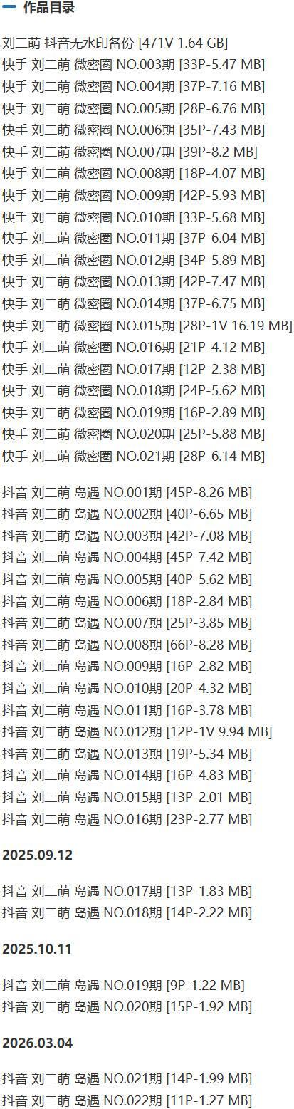 刘二萌 – 微密圈写真&视频合集【持续更新中】