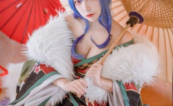 二佐 – NO.155 碧蓝圣路易斯和服 [22P-440MB]