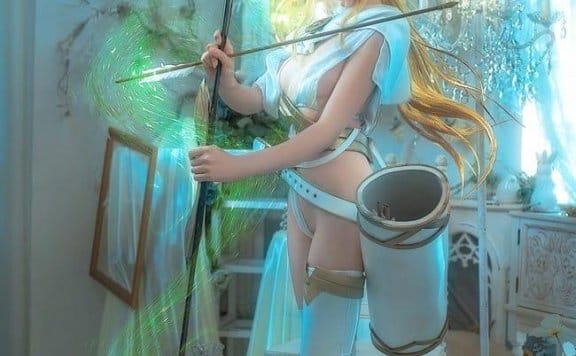 咬一口兔娘ovo – 精灵 弓箭手广寒宫 [50P1V-1.23G]