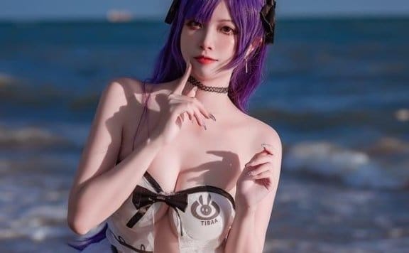 二佐 – NO.173 《泰拉夏日纪事》方舟暗索泳装[29P-262M]