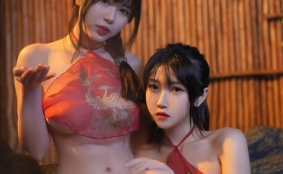 Tina很妖孽呀 – NO.35 &不呆猫 古风双人 [16P-226MB]