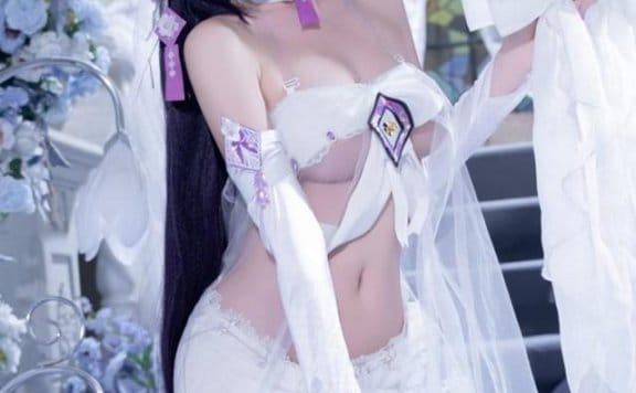 清水由乃 – NO.077 碧蓝航线 武藏 紫藤花[51P1V-638MB]