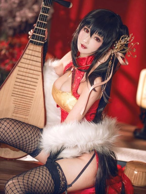 羽生三未 – NO.30 碧蓝航线 大凤旗袍[21P-215MB]