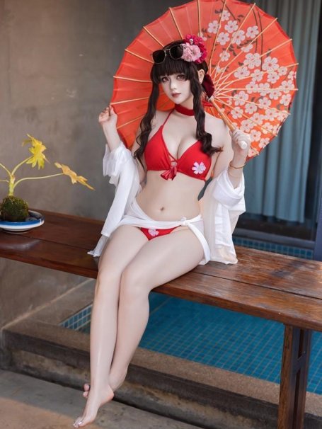 屿鱼 – NO.052 樱花泳装[80P-979.5M]